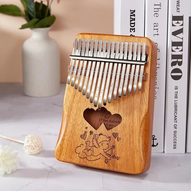 lovely cute vbh kalimba jecko wooden musical instruments portable finger piano