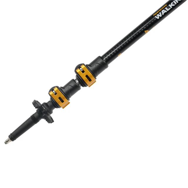 XTP Wooden cork handle XATP EVA 3 section adjustable hiking walking stick telescopic hiking poles