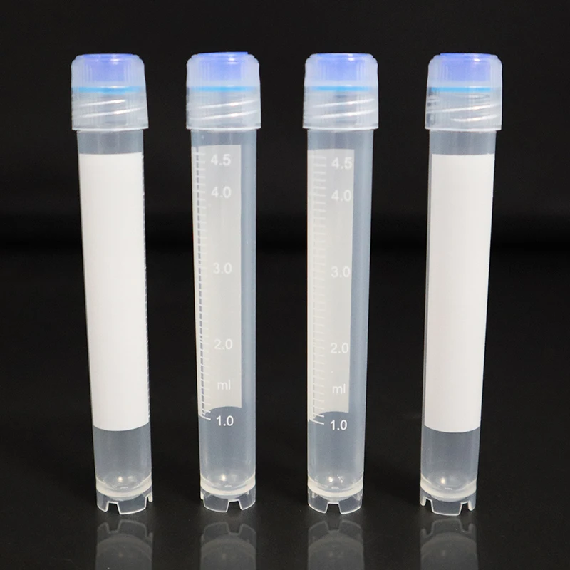 Transparent sample Small bottle container Gradm tube IVF Plastic Frozen Tube