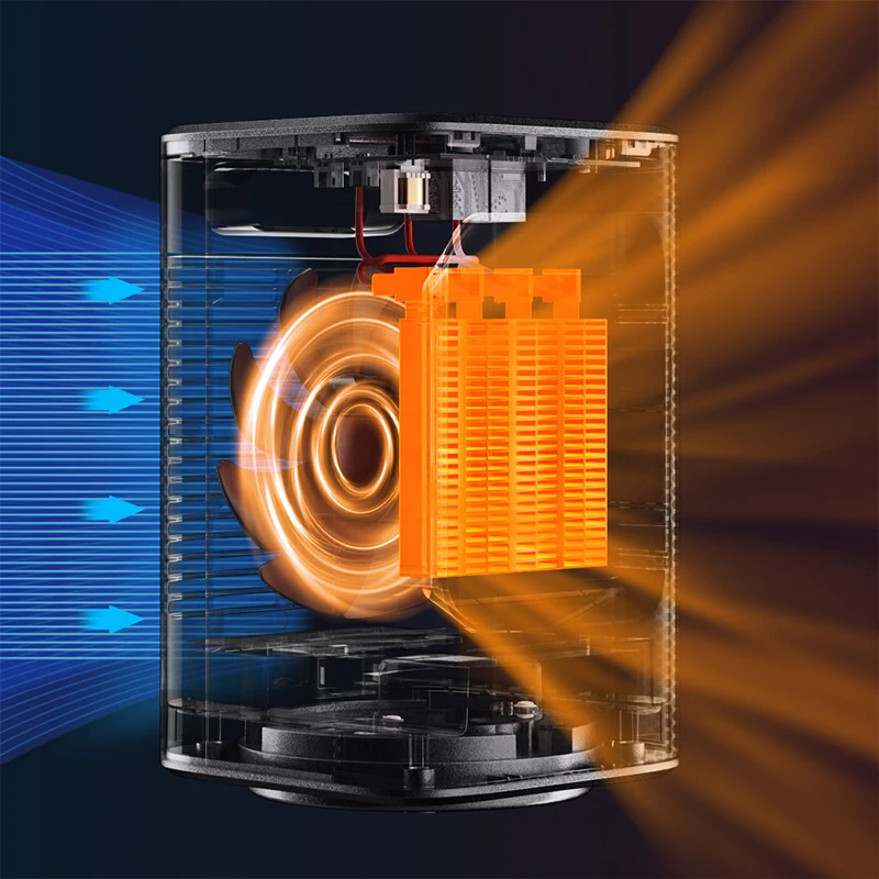 Imycoo 220V Low Volt Heater Air Fan Fast Heat 1000W Portable Electric Mini Heater Fan Warm