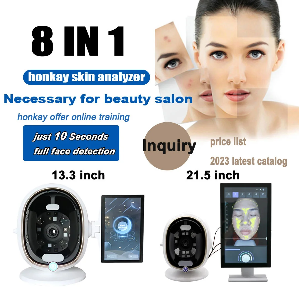 Woods Lamp Skin Analyzer For Skin UV Magnifying For Beauty Facial Testing Wood Lamp Light Skin Analysis Detection face care