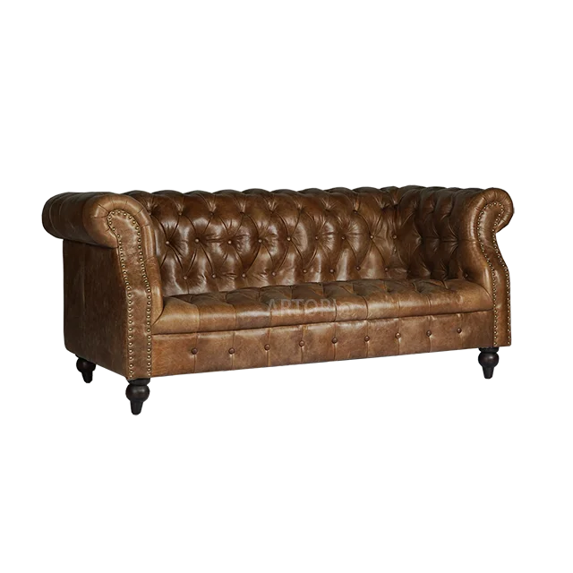 New design high back chesterfield america leather sofa