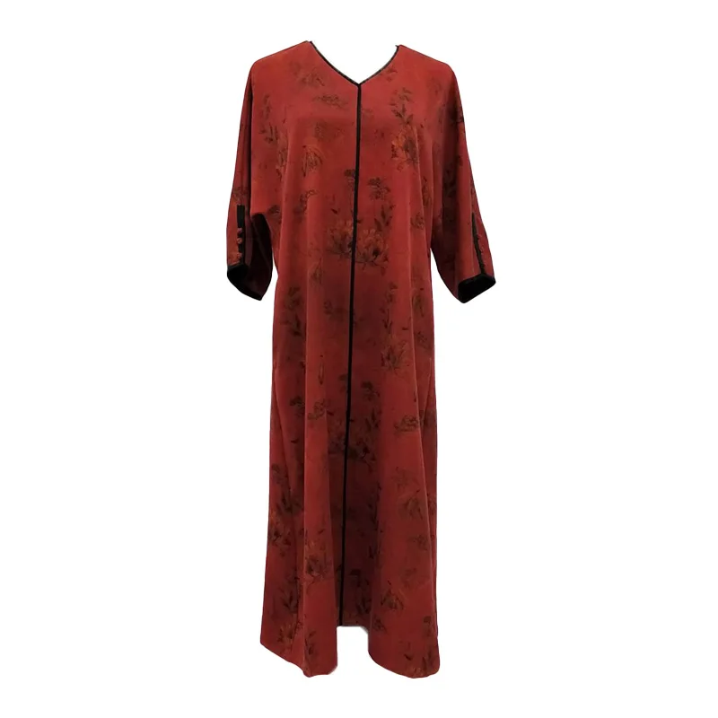 Chinese Style 100% Silk Long Summer Casual Ladies Women Elegant Dresses