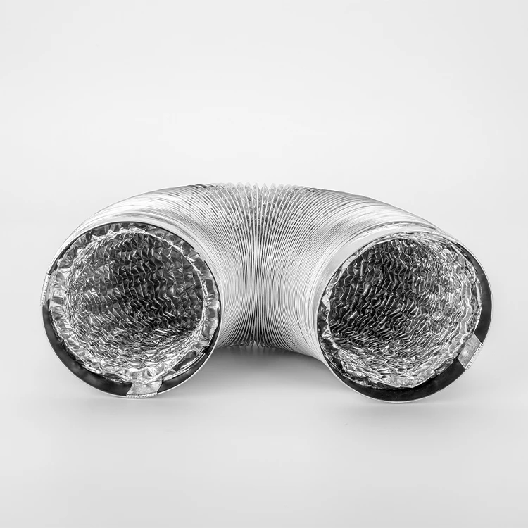 Aluminum Foil PET  Pipe Spiral Flexible Air Hose Duct Pipe Ventilation In Hvac Systems