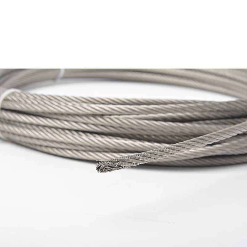 Plastic Coating Galvanised Coated Stainless Steel Wire Rope High Carbon Alloy Steel Wire Rod