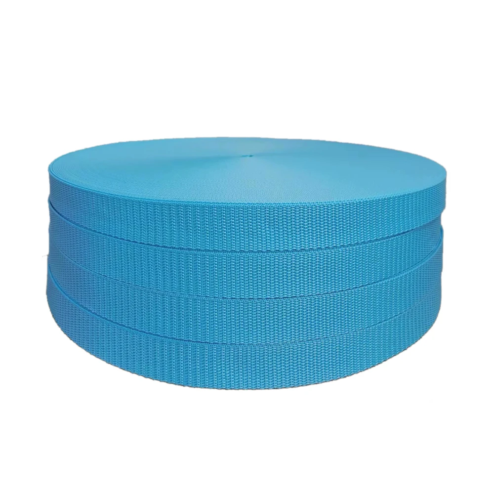 Certificated High Strength PP Webbing straps band tape with UV resistance offered by 20 years producing experience Factory