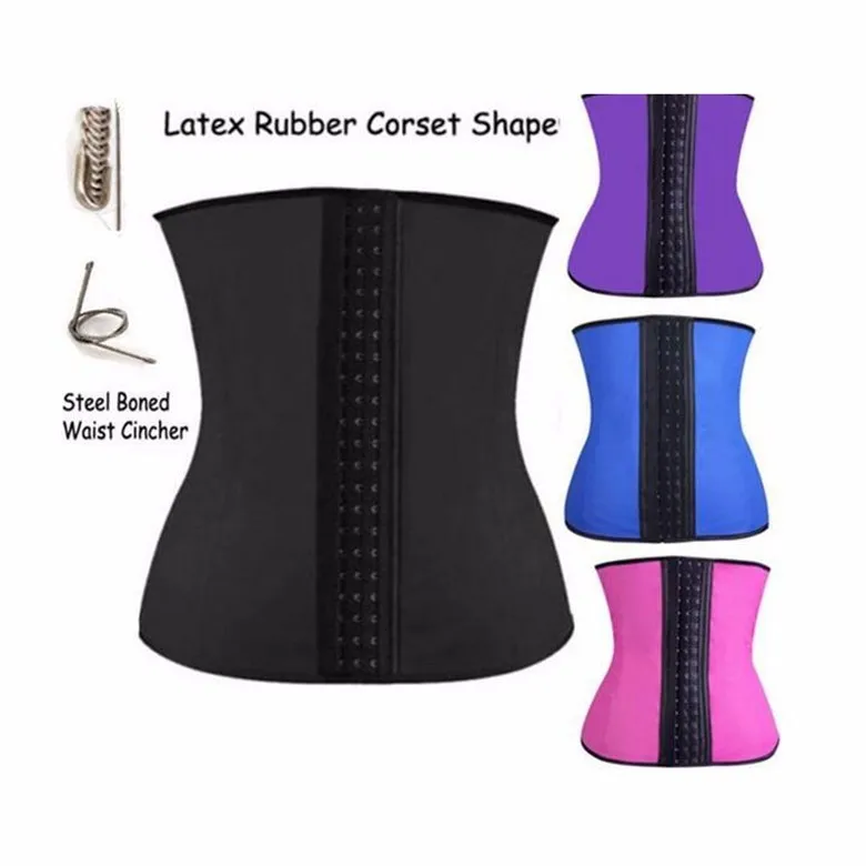 
Waist Cincher Slimming Belt Large Hooks Body Shape Wear 9 Steel Bones Waist Trainer 