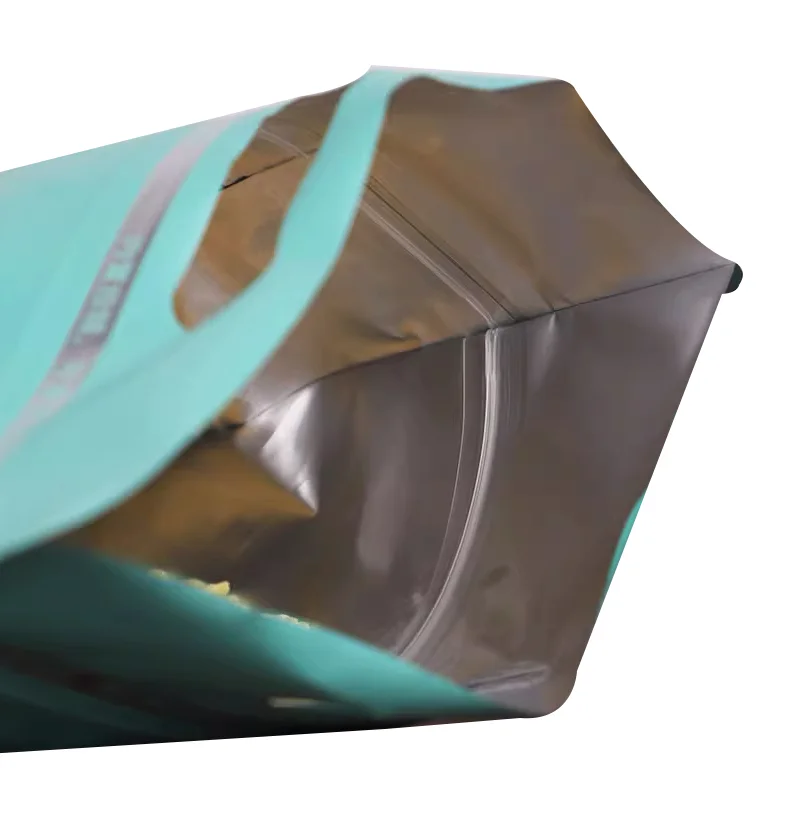 Custom Baby Food Packaging Flat Bottom Mylar Bags with Ziplock Pouch and Plastic Gravure Printing for Food Storage