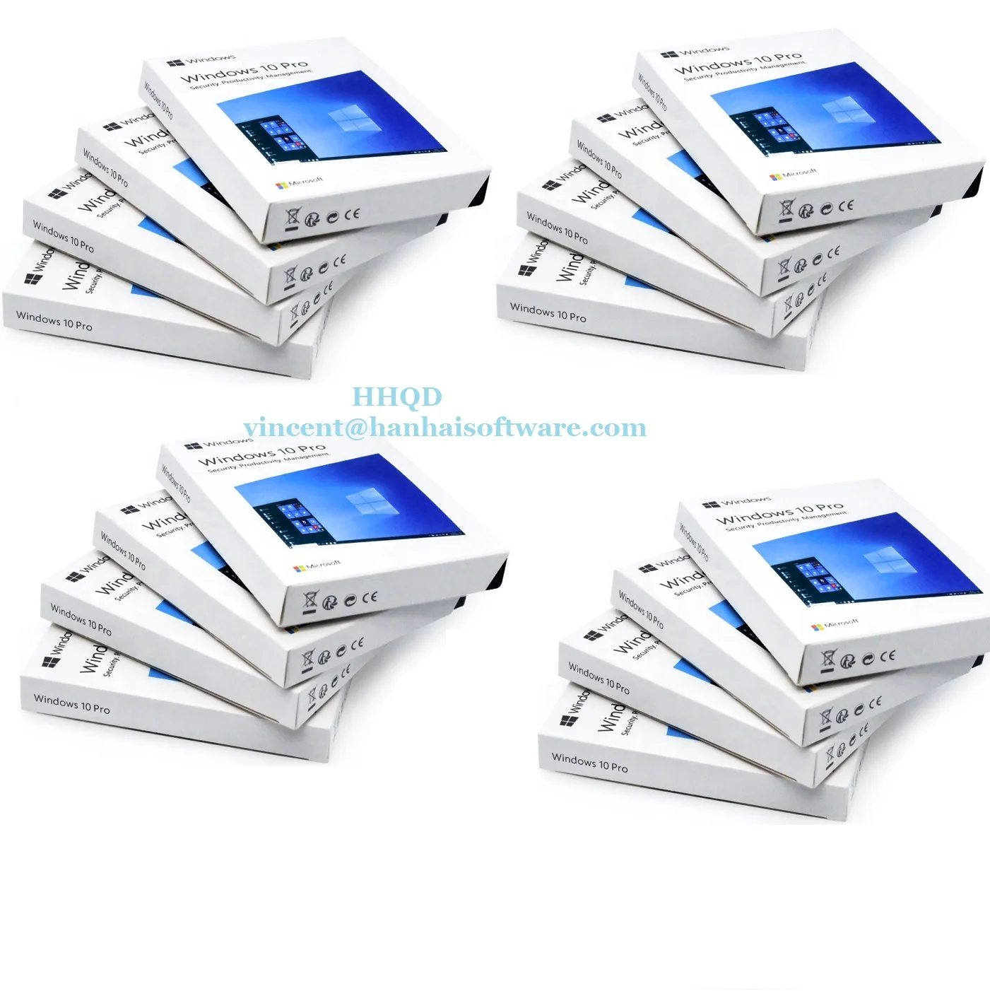 Wholesale 10pcs Win 10 Professional Full Retail Pack USB 3.0 Lifetime For win 10 Pro