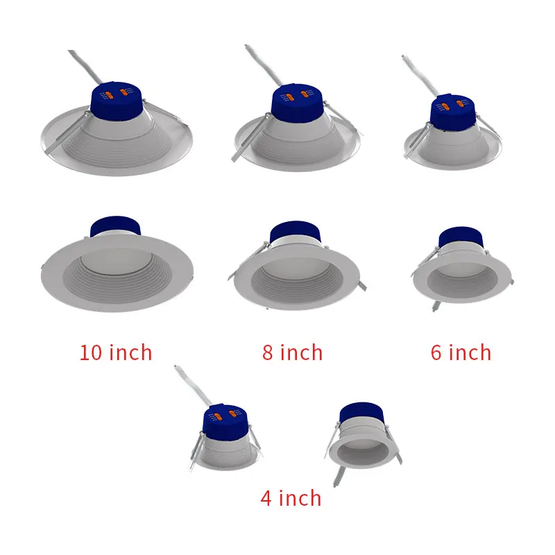 US commercial High Quality led Recessed downlight 25W 29W 33W  Factory customization UL ETL Color temperature lumen adjustable