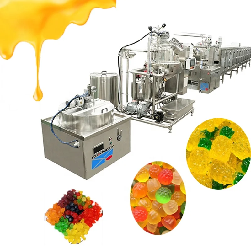Fully automatic vegan gummy pouring machine