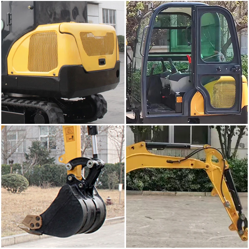 Kubota 3.5 Ton Mini Excavator EPA Compliant Wheel Loader 1 Year Warranty 1-2 Ton Operating Weight Yanmar Bucket Construction