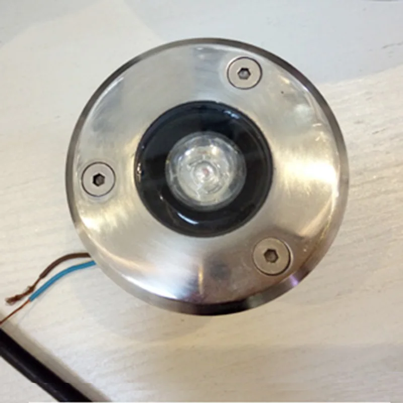 outdoor ip67 waterproof cast aluminum adjustable driveway 1w 3w 6000k warm white ground deck inground led underground light