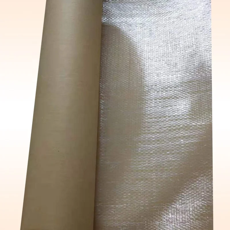 Waterproof woven fabric composite kraft paper different colour for packing