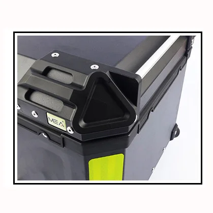 MEA Wholesale Motorcycle Accessories 45L 55L Motorcycle Aluminum Alloy Tail Box Delivery Box