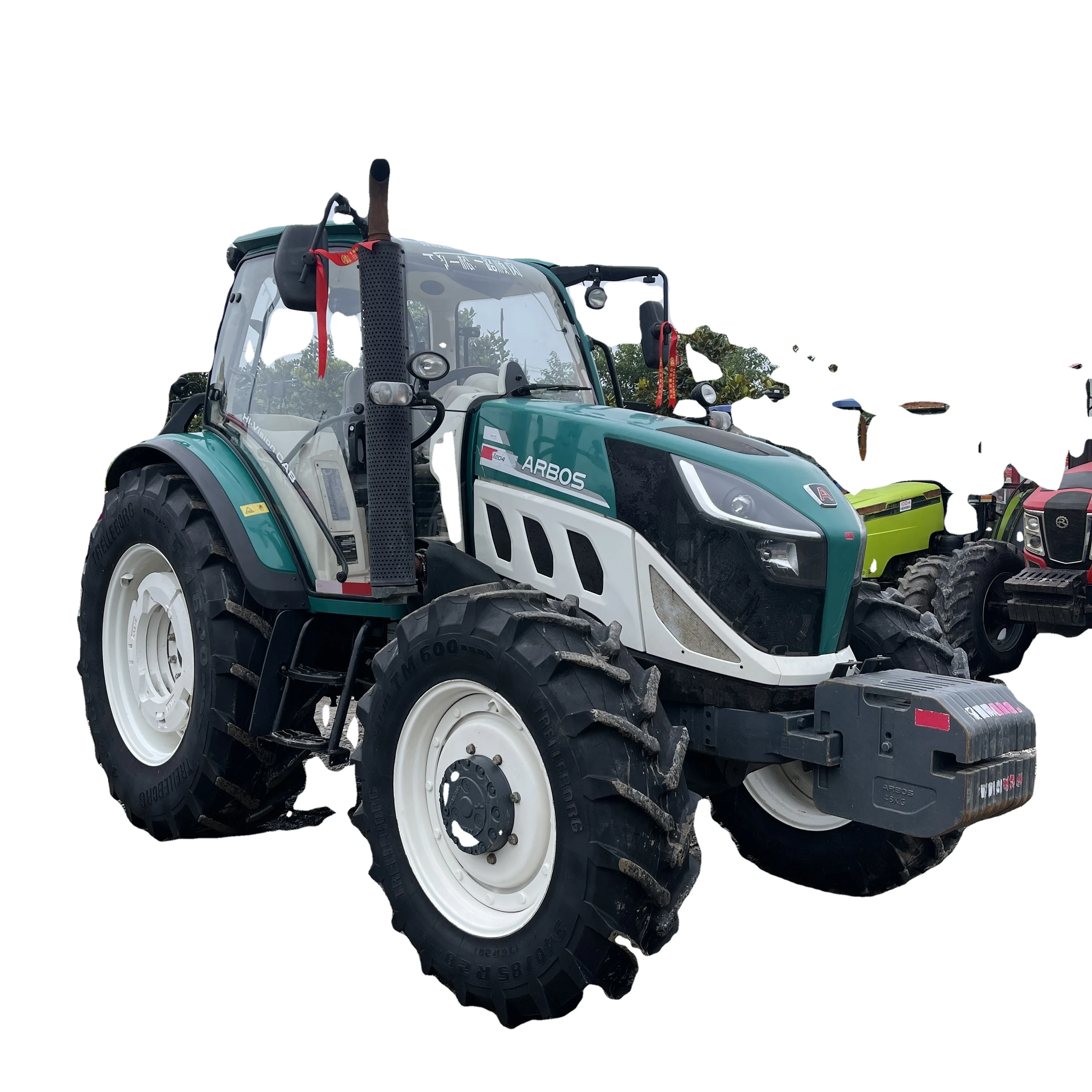Б/у/Новые КОЛЕСНЫЕ ТРАКТОРЫ 4X4wd arbos 120hp с небольшим мини-компактным сельскохозяйственным оборудованием, сельскохозяйственная техника для продажи