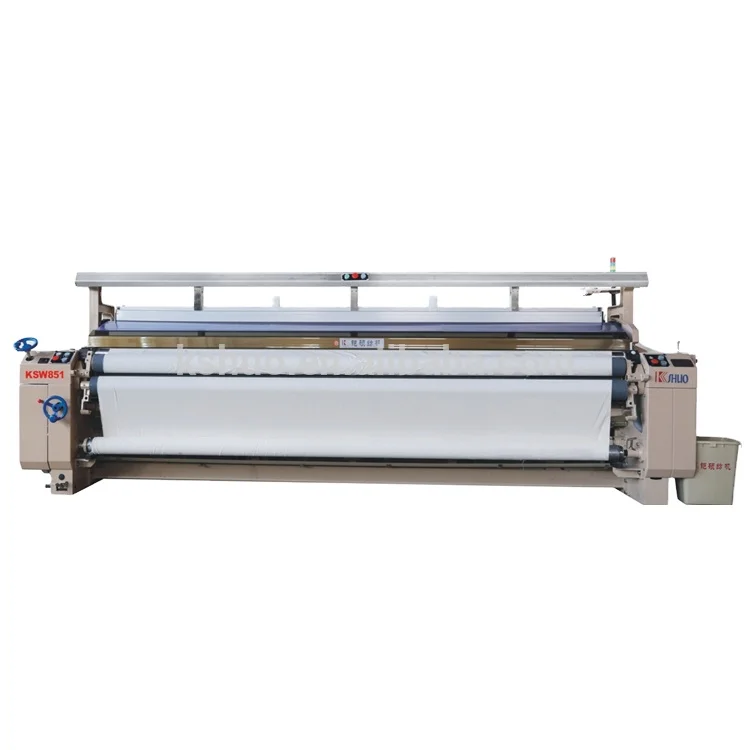 2021 KSHUO CHINA 871 MODEL HIGH SPEED WATER JET LOOM PRICE 190CM DOUBLE NOZZLES DOBBY SHEDDING ETU&ELO