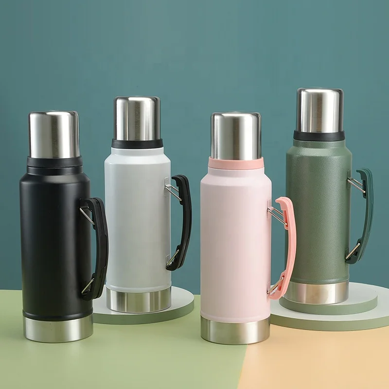 Wholesale 1.0L/1.4L/1.9L Stanley  copo termico outdoor travel water pot kettle south america insulation thermal flask bottle