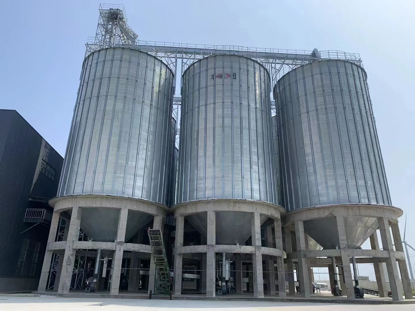 silo farm de barn silo prices cone flat bottom steel grain silo