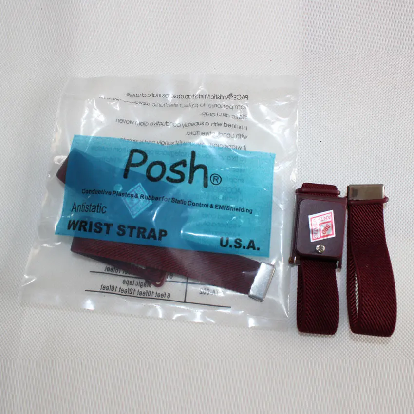 Electrostatic Cordless Cord Red ESD discharge cable band anti static Wireless wrist straps bracelet