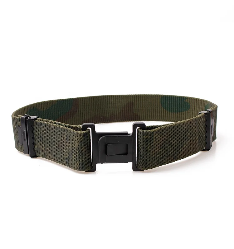plastic buckle army green military belt multifunction waistband 2021 new style belt uniform ensure public security factory sales