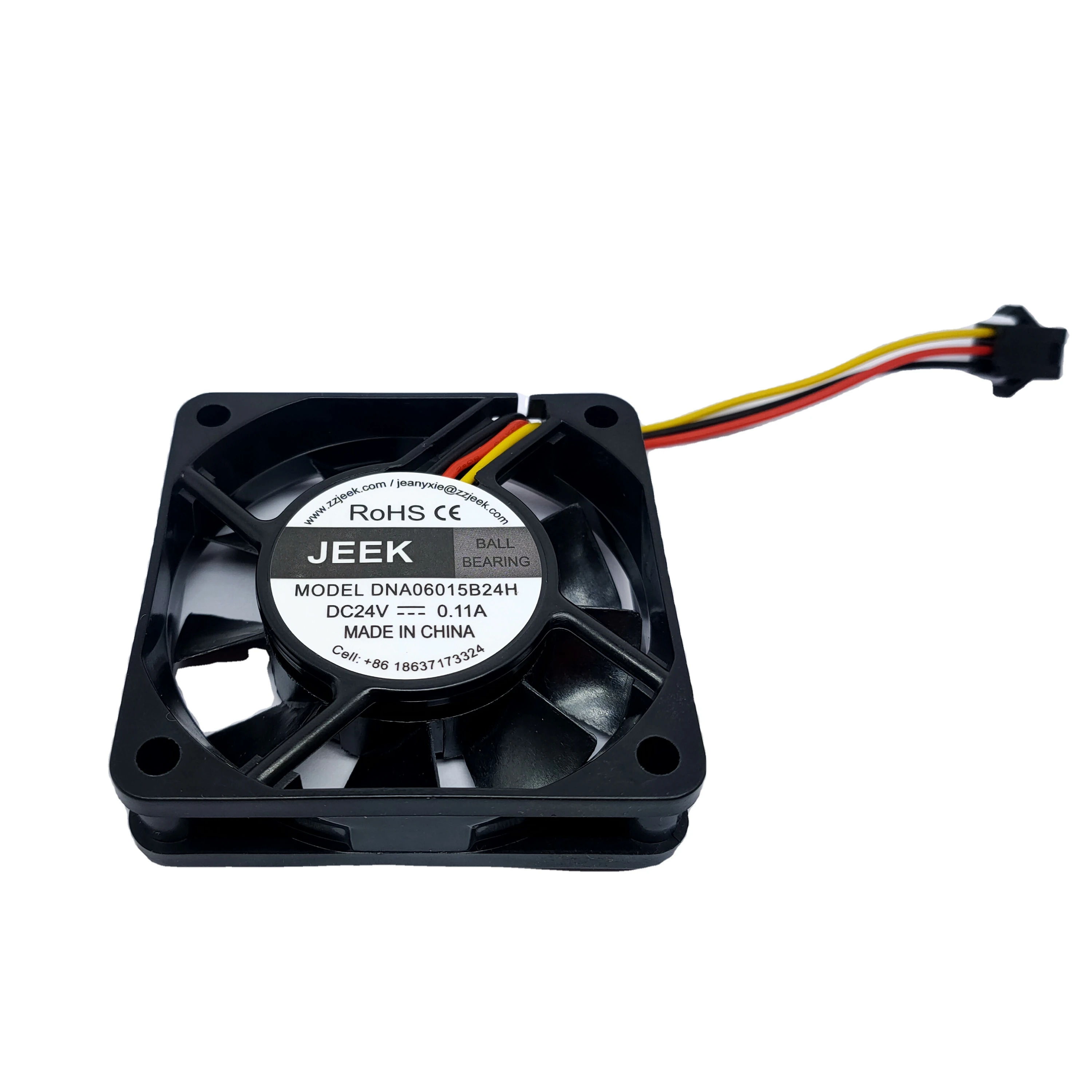 Shenzhen high quality 60x60x15 12v 24v fan cpu heater cooling Dc Brushless Fan Motor