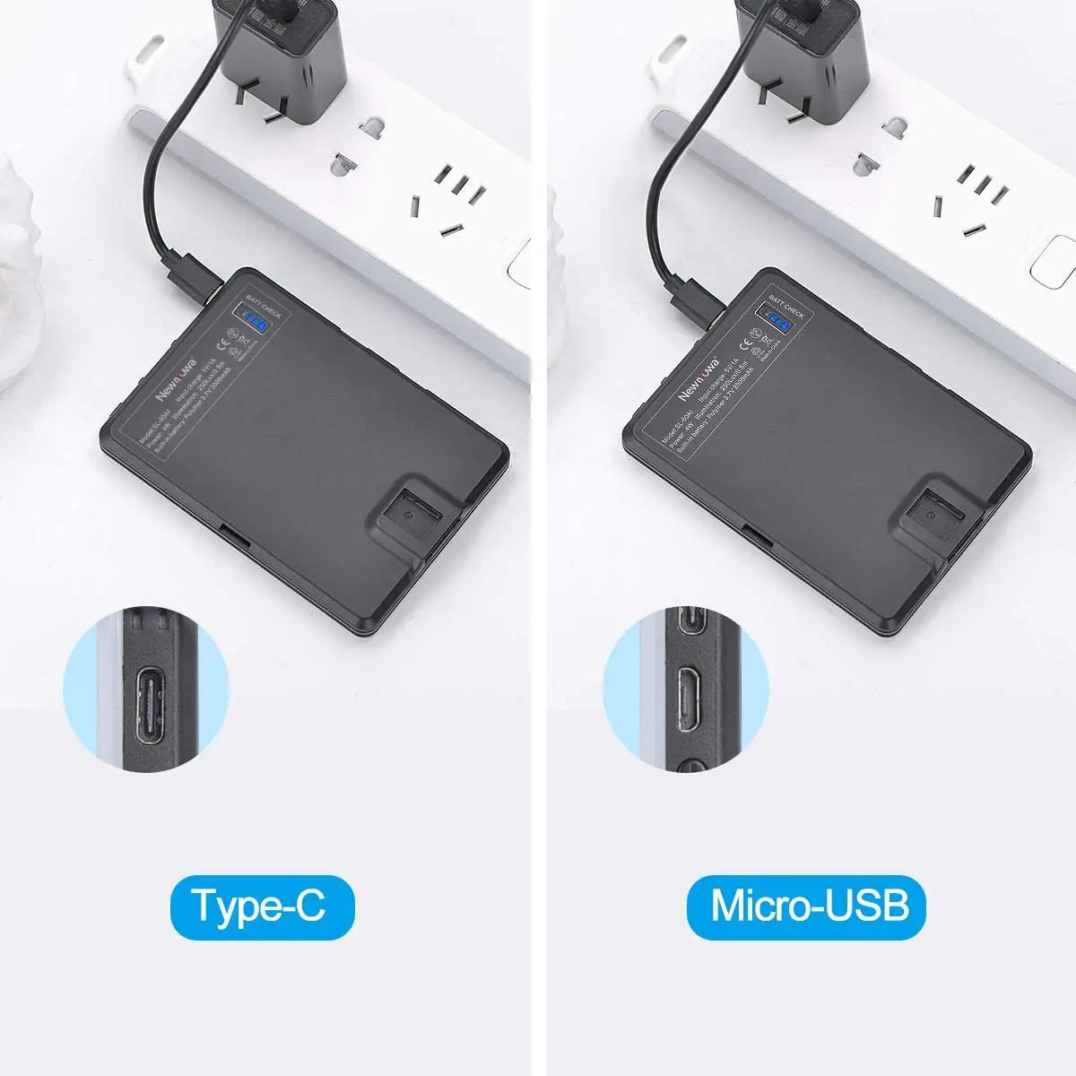 Cell Phone Fill Light Clip Fill Video Light for Phone 2000Mah Rechargeable  10-Level Brightness Adjustment 3 Light Modes Dimmabl