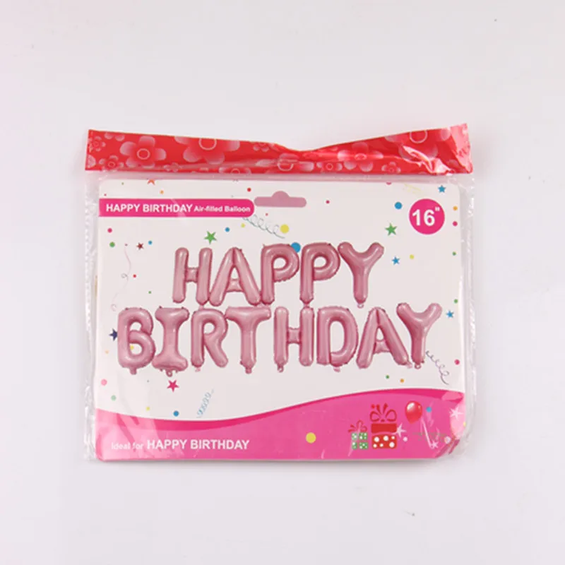 Фольгированные воздушные шары с надписью «HAPPY
