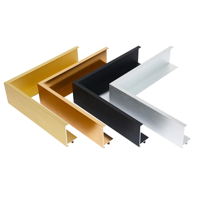 Factory Outlet Aluminium Frame Profile For Picture Frame/Photo Frames/Mirror Frames Poster Frames Moulding Aluminum Profiles