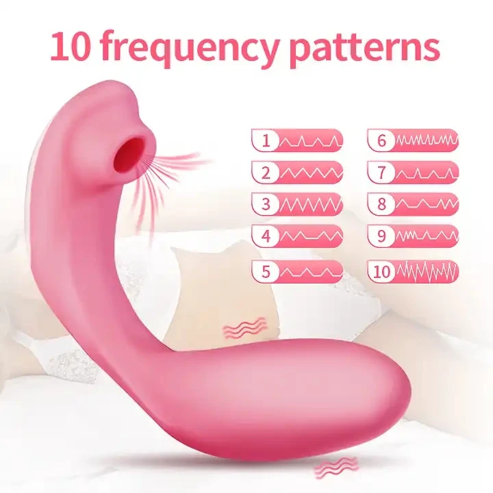 Multifunction USB Charging Case Nipple Sucker Clitoris Sucking Vagina Stimulator Vibrators Sex Toys for Women
