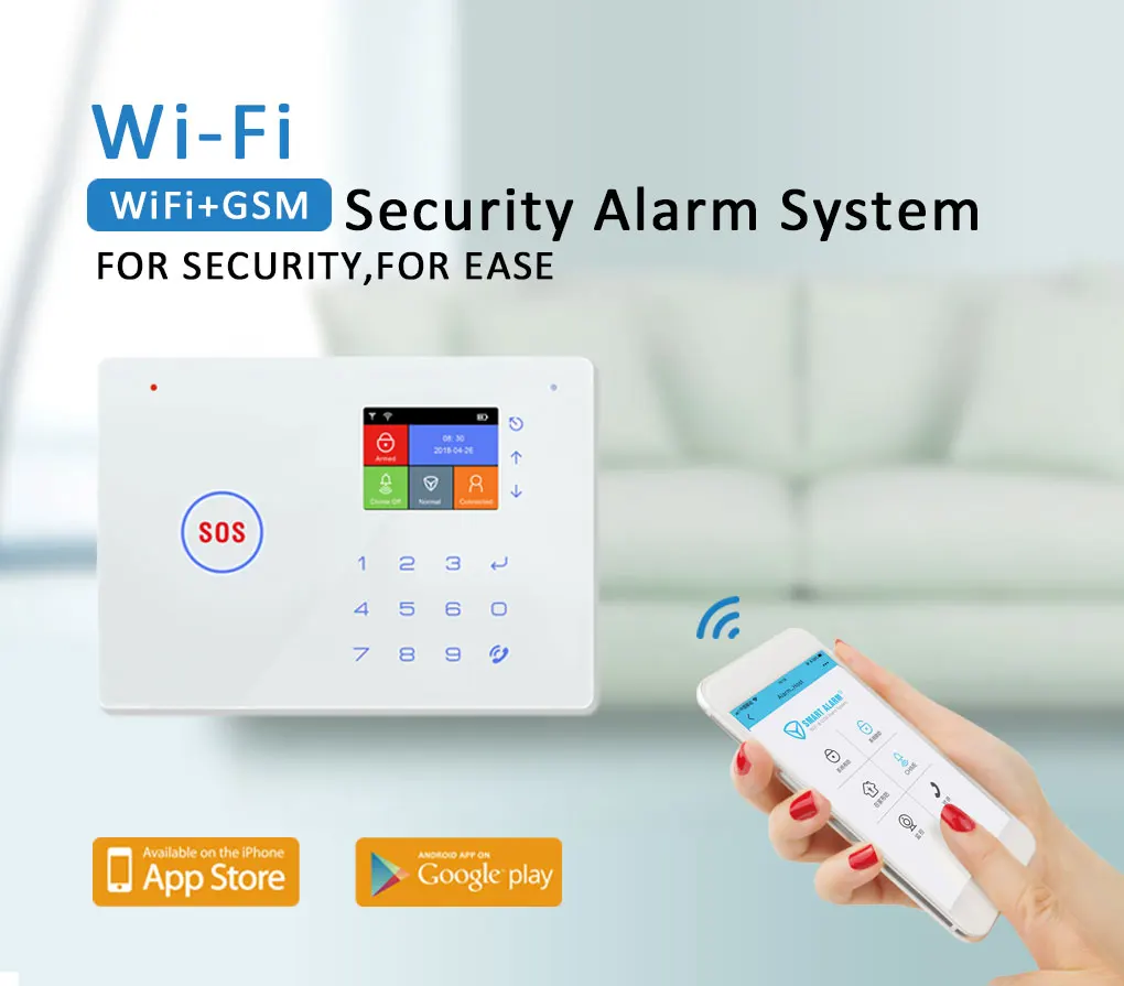 WiFi gsm smart city elderly guarder wireless senior care alarm