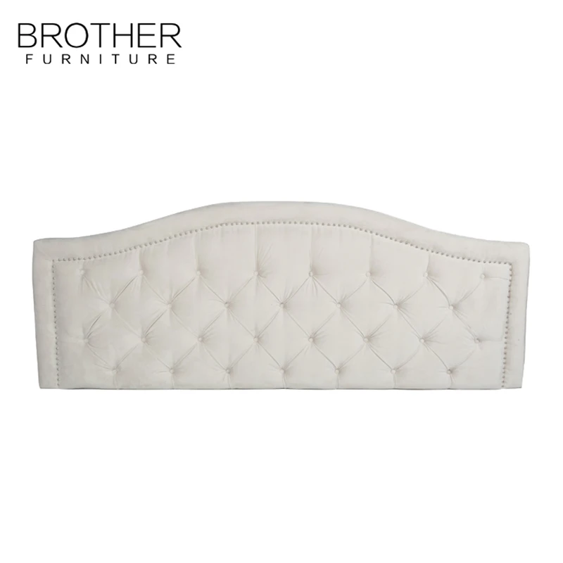 Newest design modern style big bedroom king size headboards cushion bedroom furniture