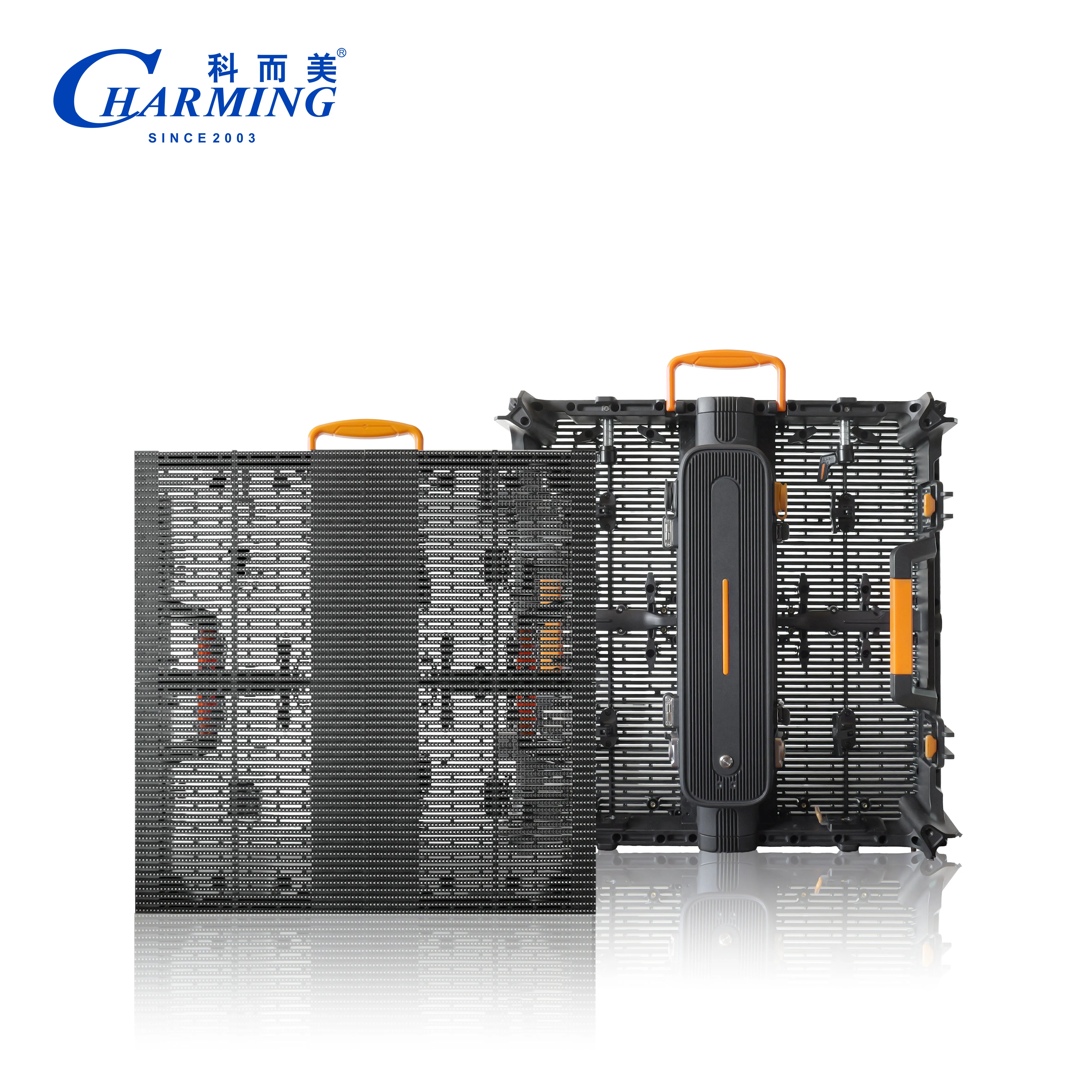 Wholesale pantalla large giant tv electronic signs frame rental transparent advertising panel flex led display for ooh