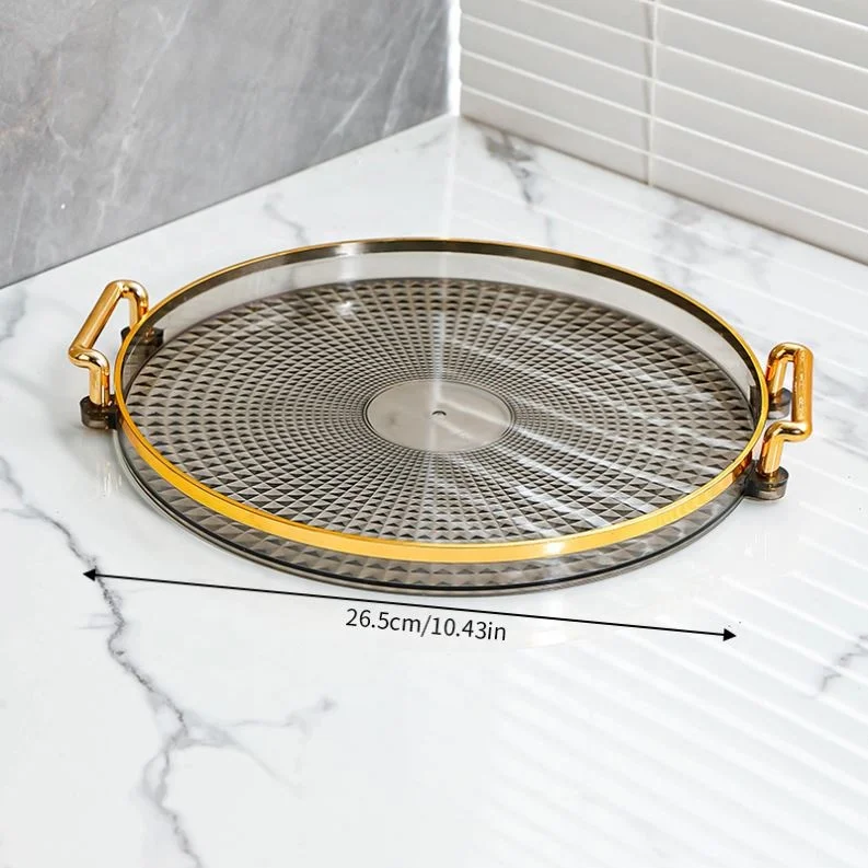 Hot Selling Customized Transparent Acrylic Tray Storage Display Acrylic Service Tray With Handle
