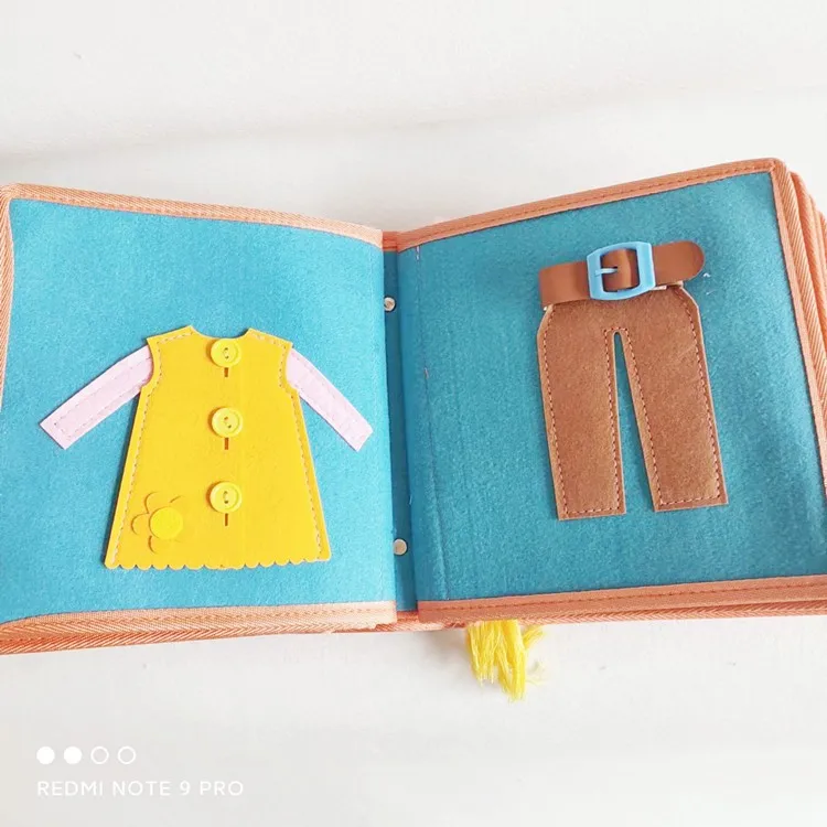 school set sublimation baby blanks new features felt toy cloth book educational busy books