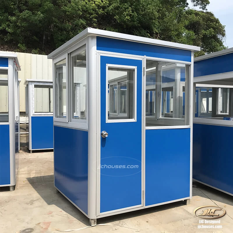 Prefabricated Fast Installation Steel Portable Ready Made Second Hand Parking Booth Steel Structures Toilet Sentry Box Aluminium