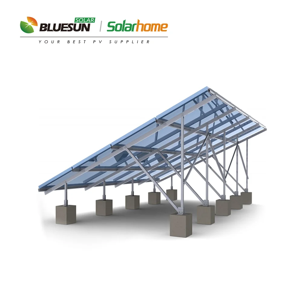 Bluesun Home Systems 50KW Solar Grid Tie 10kw 20KW 30KW Inverter PV Panel Power System 15KW Off with MPPT Controller