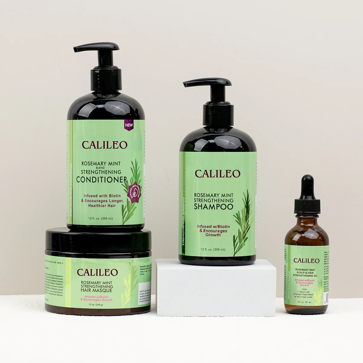 Organics Rosemary Mint Strengthening Hair Masque Infused w/Biotin Encourages Growth Hair Mask Hair Conditioner Shampoo