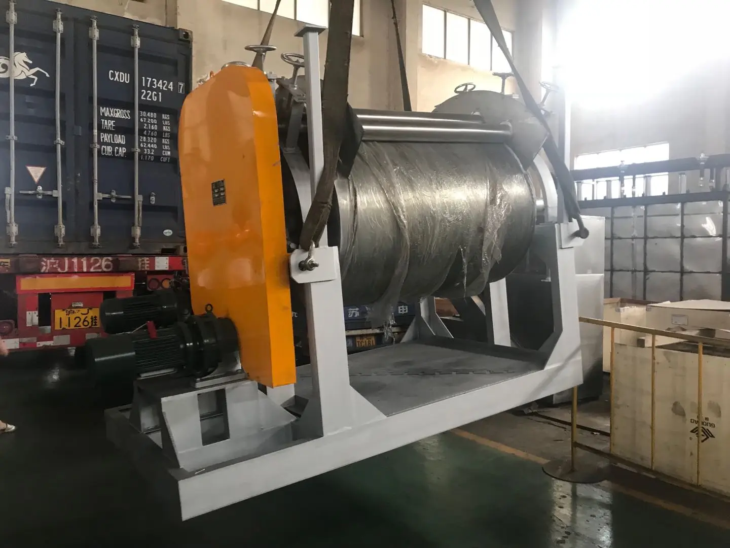 Stainless Steel Rotary Cylinder Scratch Board Dryer for Wheat Yeast