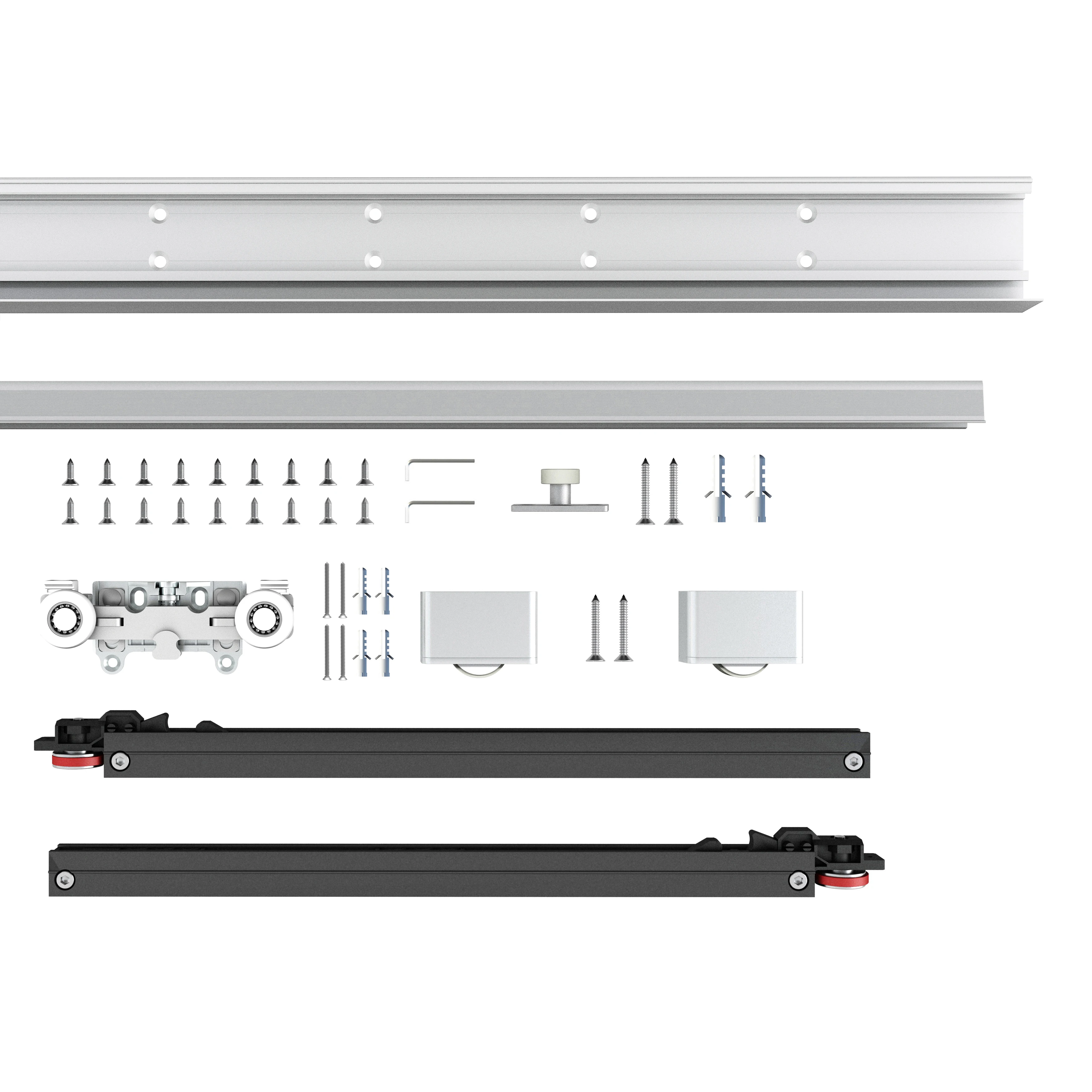 Good Price Ghost Door Sliding Hidden Doors Roller System With Soft Closer