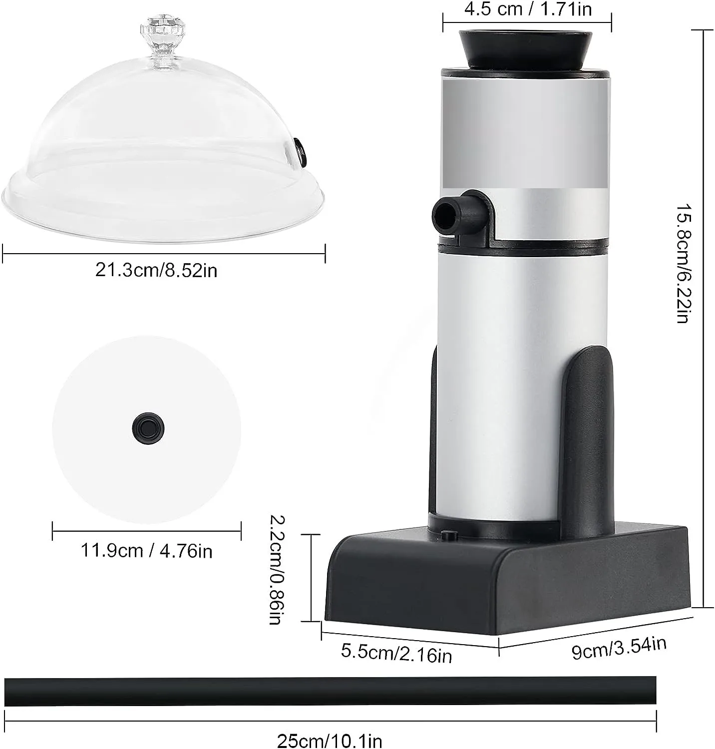 New Handheld Cold Smoker gun Molecular Cooking whisky Steak Smoked Gun Sawdust Small Kitchen Appliance Set