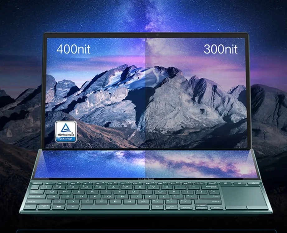 AS US Dual Screen Laptop ZenBook 14 inch NotebookTouch Display Core i5-1155G7 16G 512G  Win 10 Laptops