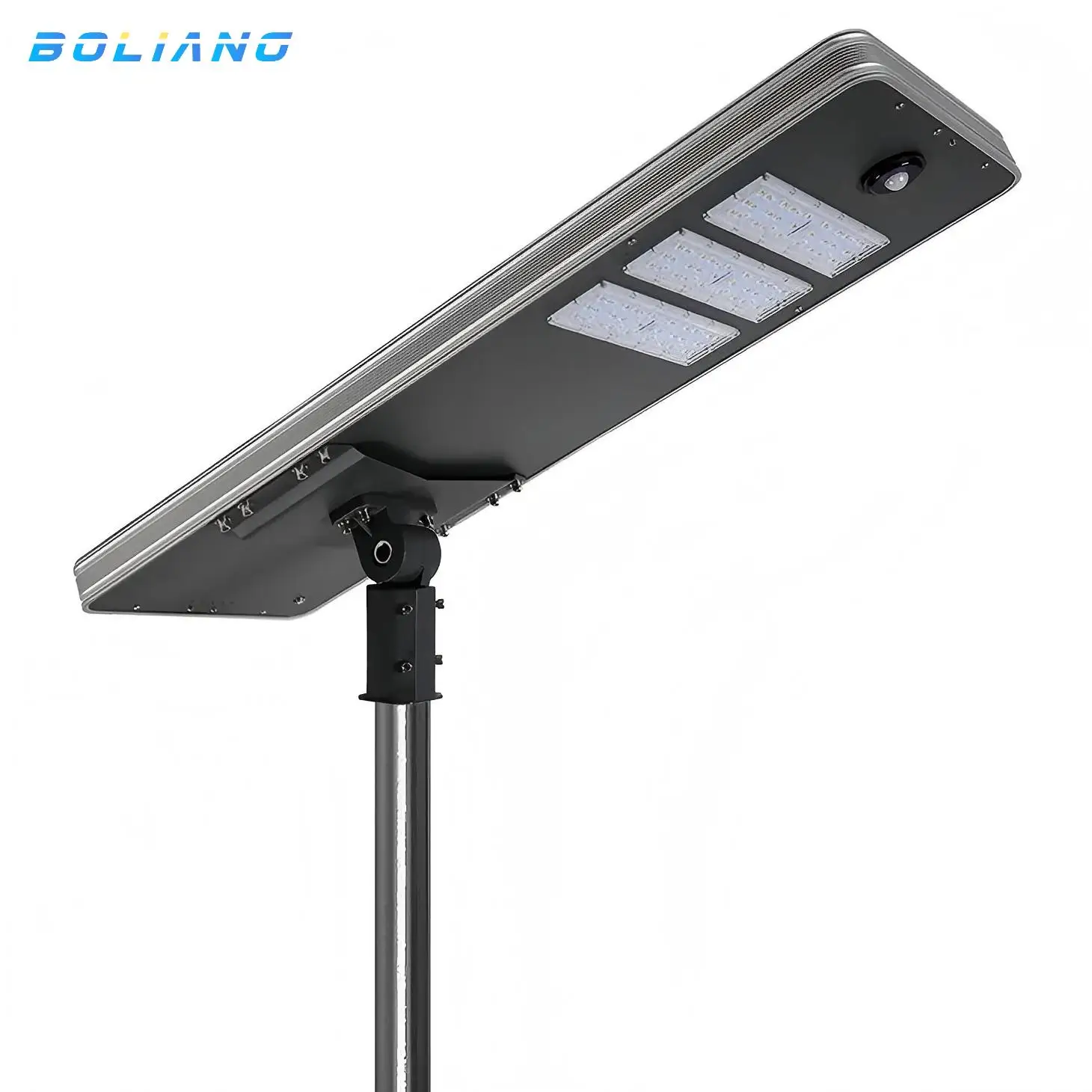 Aluminum Housing  Hot Sale New Design Wholesales 60W, 80W ,100W Integrated   All in One Solar Street Lighting