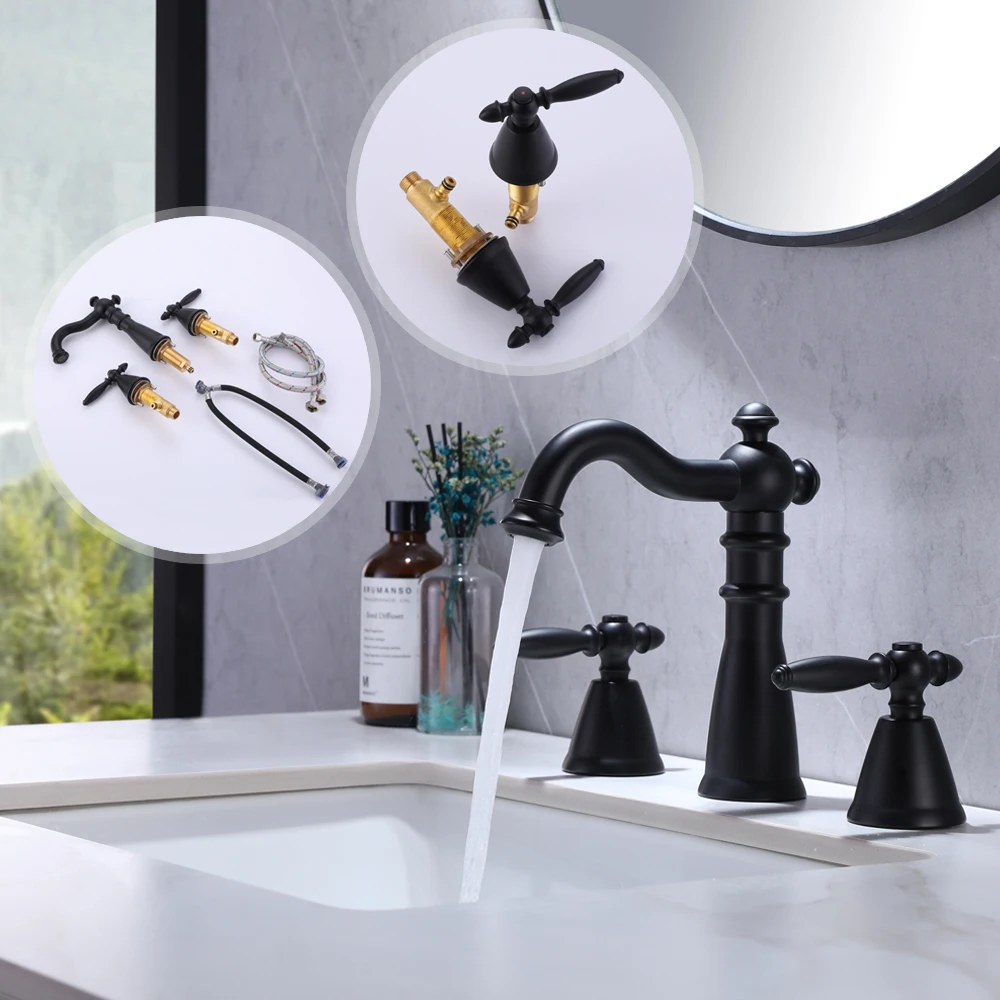 Antique Black Antique Brass Faucet Factory Cheap Price Metered Water Faucet for Kitchen and Bathroom Vintage Style
