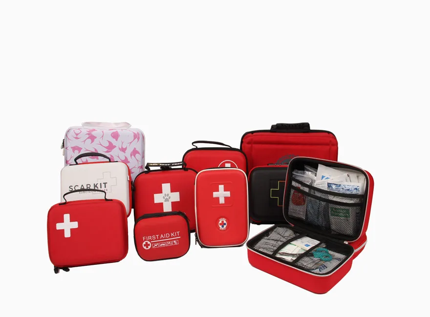 Custom Travel Carry Hard Shell Storage Zippered EVA Molded Case for Medical Equipment