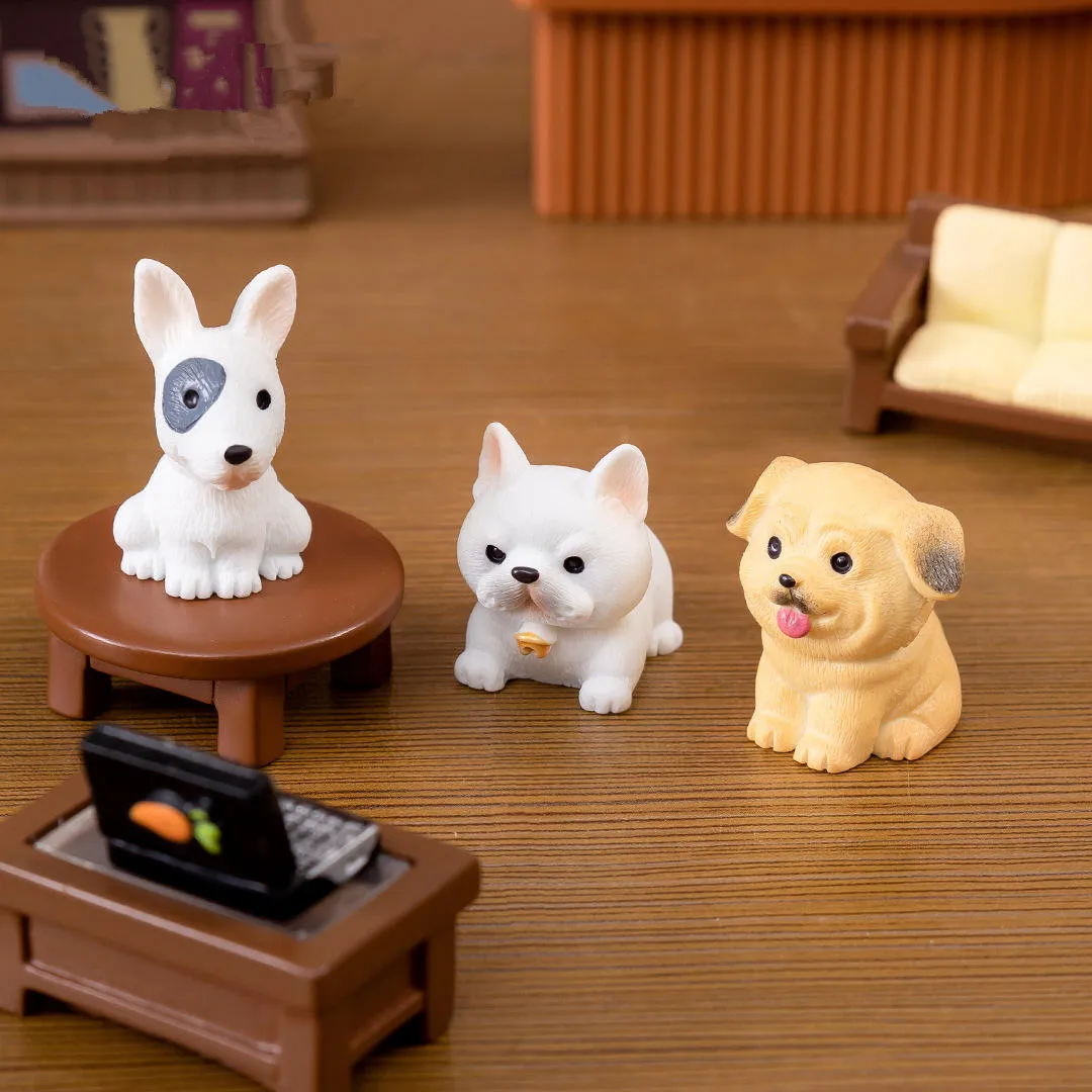 Wholesale Cute Small Animal Decor Creative Miniature Landscape Ornaments Resin Decoration For Gift