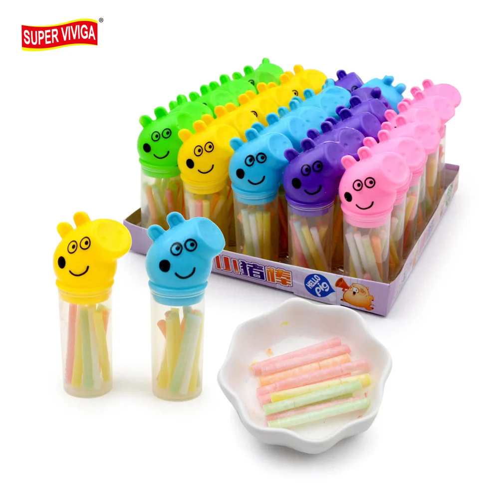 Упаковка для бутылок с мультяшными животными, смесь фруктов, ароматизатор, смесь порошковых конфет