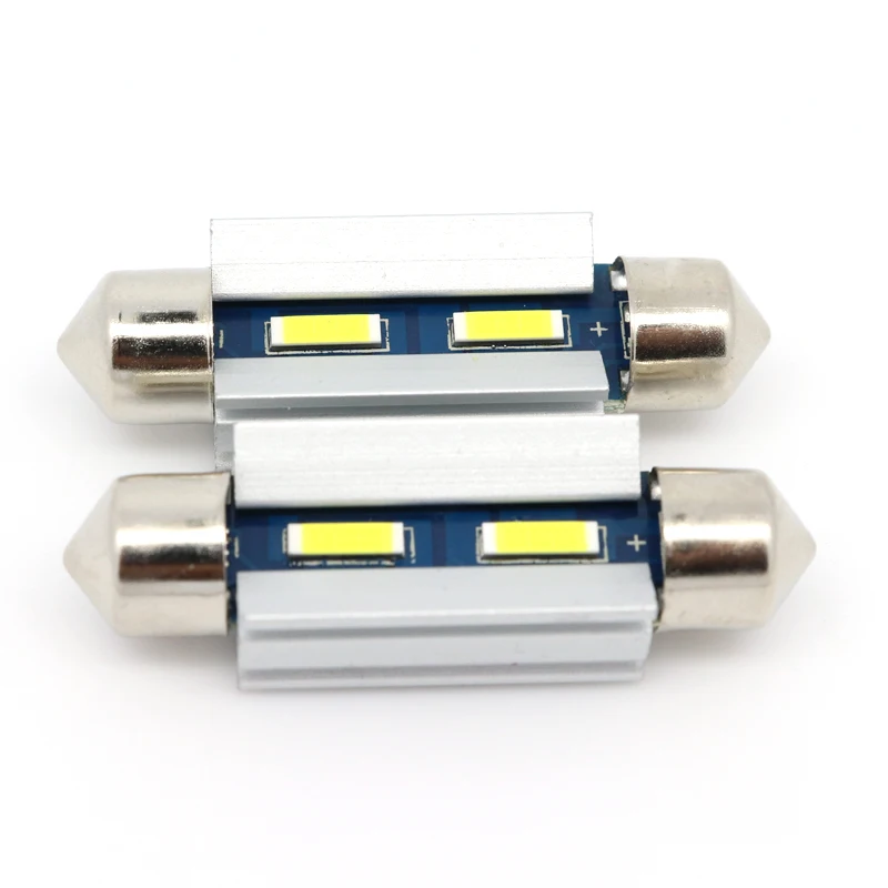 31MM 36MM 39MM 42MM C5W 1860 2SMD Canbus Error Free Festoon LED Car Interior Roof Dome 12V Light Bulbs