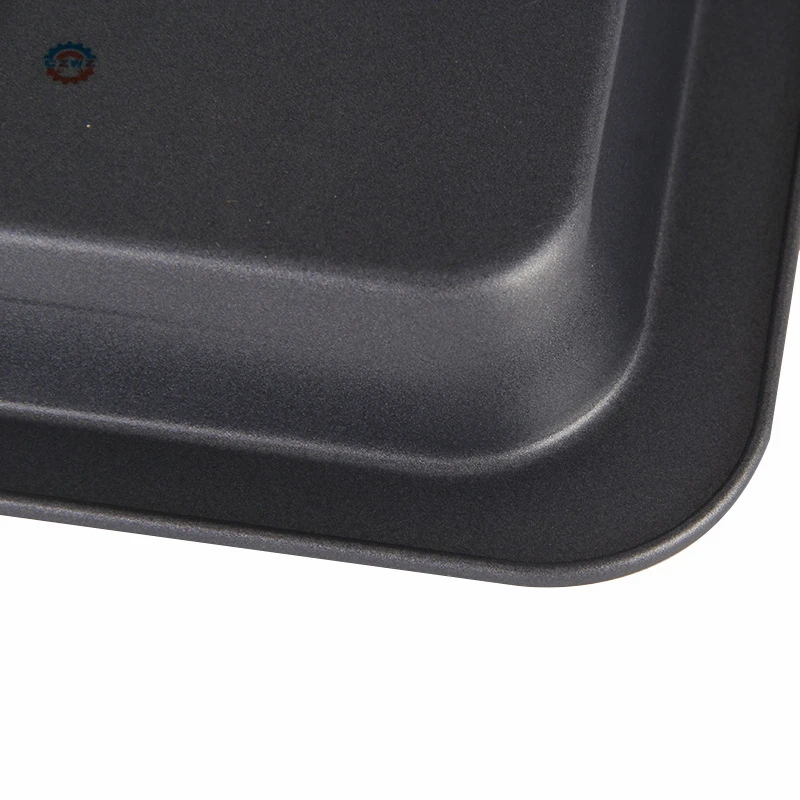Rectangular deep drawing baking pans non-stick coating carbon steel baking tray bakeware baking pans