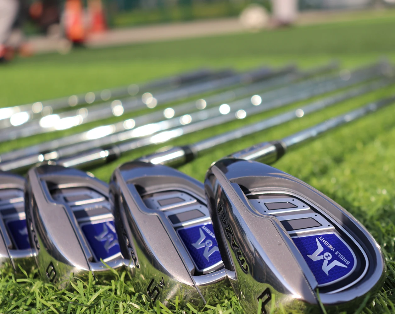 MAZEL набор чугунов для гольфа для правой руки 4-SW(9 шт.) мужские длинные клюшки для гольфа с флагом сша кованые